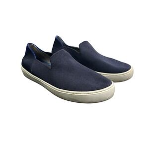 Rothy's Men's Slip-On Sneakers Navy‎ Blue Size 8.5 Eco Friendly Washable
